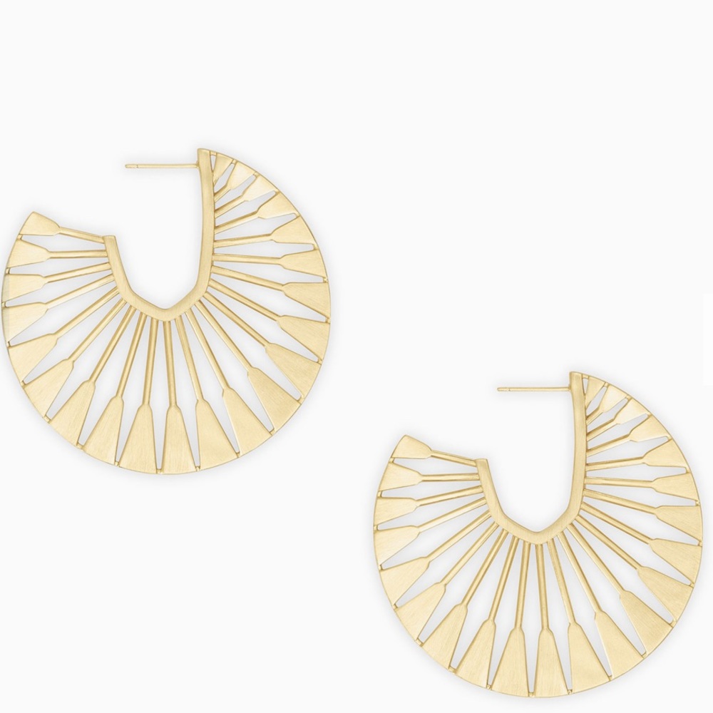 Kendra Scott Deanne Hoop Gold